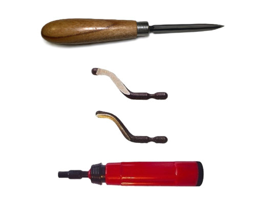 HHIP 9991-0200 5-piece scraping and deburring tool value pack for finishing edges.