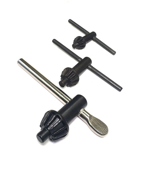 HHIP 9999-0064 .26"/6.5mm, .314"/8mm, and .354"/8.9mm replacement drill chuck keys.