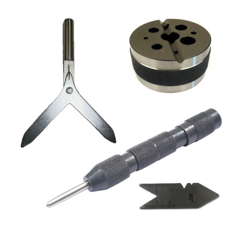 HHIP 9999-0074 4-piece layout and centering tool set for accurate alignment.