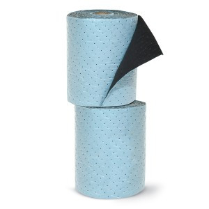 SpillTech® TMAT19 Oil-Only TrackMat Split Rolls for oil-only spill absorption in walkways and vehicle tracks.