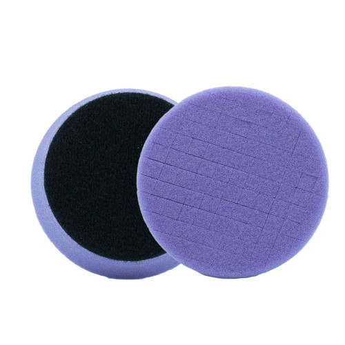 3D K-53SLP(2) 3.5" Light Purple Spider-Cut Foam Polishing Pad 2 Pack for smooth paint finishing