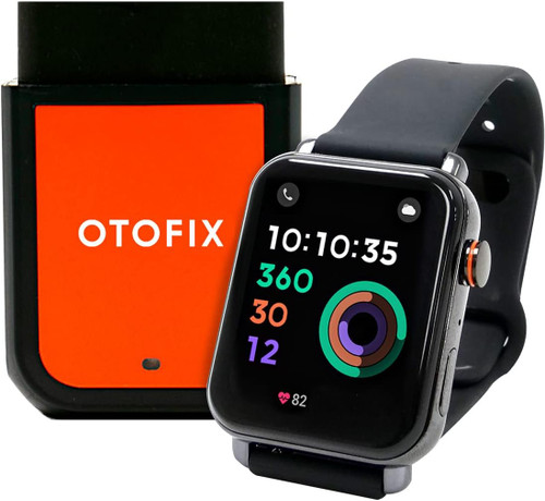 Autel OTOFIX Smart Watch with VCI Black AUOTOWATCHBV for diagnostics and scanning.