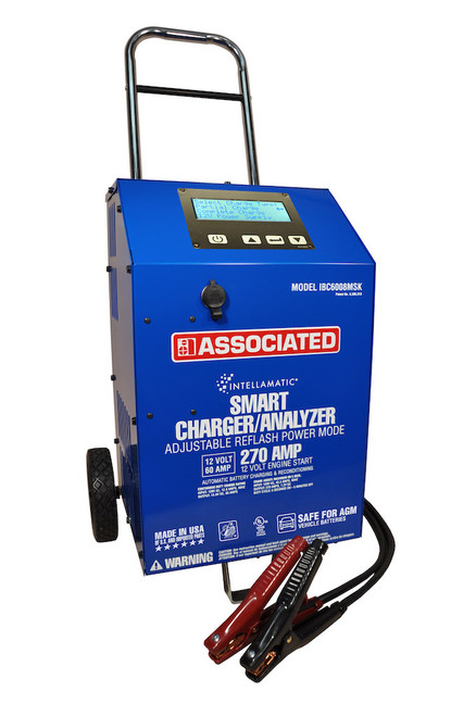 Associated IBC6008MSK Smart Charger/Analyzer 12V 60/270A Boost Intellamatic with 15A Memory Saver
