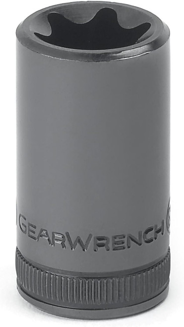 Gearwrench 80187 1/4 بوصة مقبس توركس خارجي لمحرك الأقراص E-5