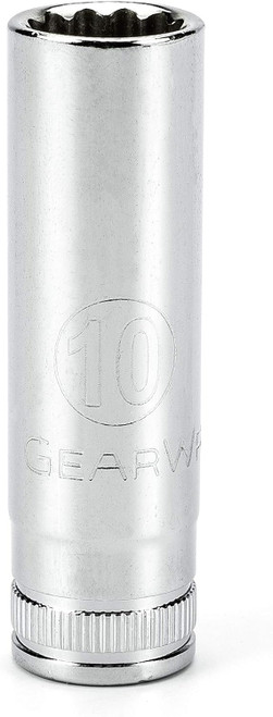 Gearwrench 1/4" Drive 12 Pt Deep Socket 10mm (80237)