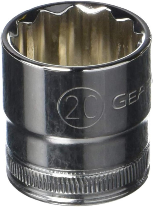 Gearwrench 3/8" Drive 12 Pt Socket 20mm (80596)