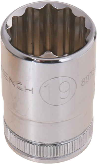 Gearwrench 1/2" Drive 12 Pt Socket 19mm (80754)