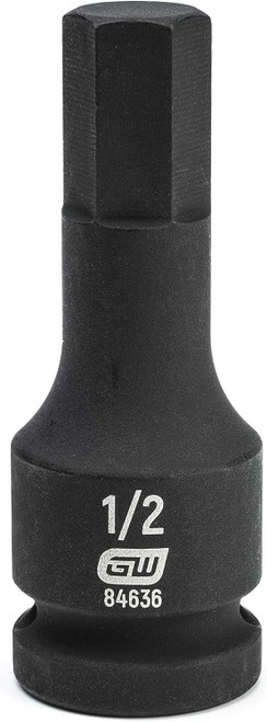 Gearwrench 84636 vaso hexagonal de impacto de 1/2" con accionamiento de 1/2"