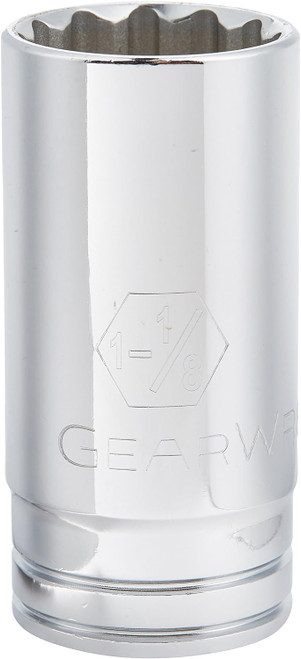 Gearwrench 1-1/8" 12 Point Socket 1/2" Drive (80797)