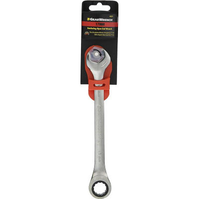 Gearwrench 17mm Double Box Ratcheting Open End Wrench (85517)