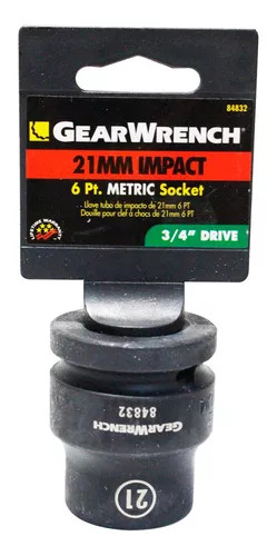 Gearwrench 3/4" Drive 21mm Impact Socket (84832)