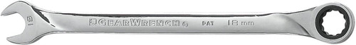 Gearwrench 85018 Llave de tubo con trinquete de caja doble de 18 mm
