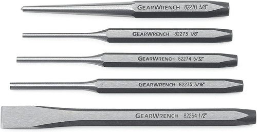 Gearwrench 82304 Punch and Chisel Set 5 piece