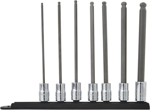 Gearwrench 7 Pc 3/8" Drive SAE Ball Hex Bit Socket Set (80574)