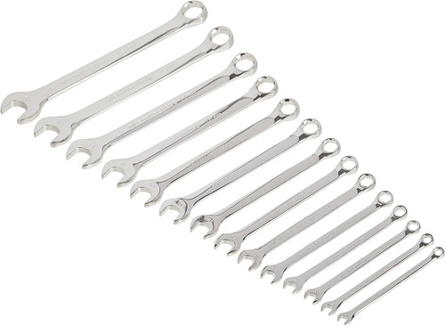 Gearwrench 81925 14 Pc. 6 Point Metric Full Polish Combination Wrench Set