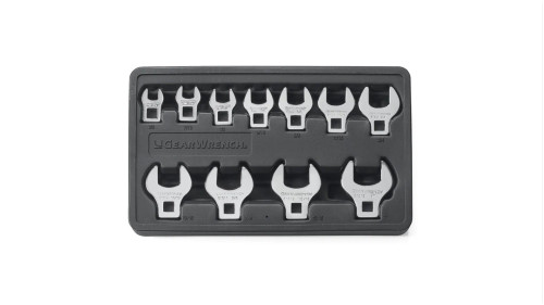 Gearwrench 81908 11 piece SAE Crowfoot Wrench Set