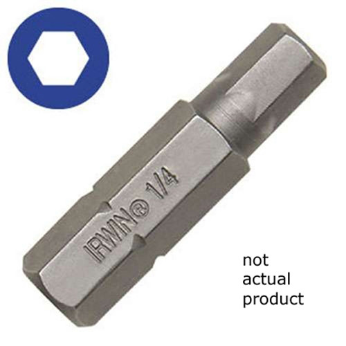 Irwin 92419 7/64" Hex Insert Bit 1-1/4"