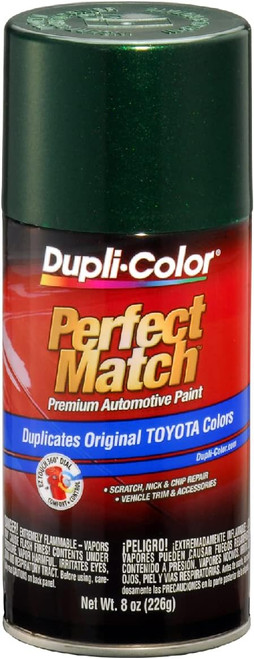Duplicolor BTY1603 Perfect Match Automotive Paint, Toyota Dark Green Mica, 8 Oz Aerosol Can