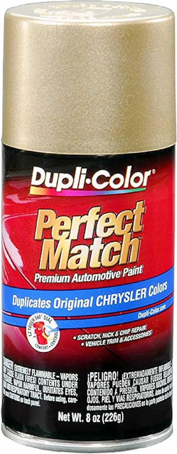 Duplicolor bcc0401 צבע רכב בהתאמה מושלמת, פנינת שמפניה קרייזלר, פחית אירוסול 8 אונקיות