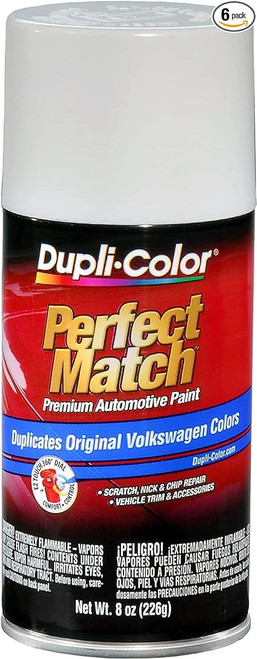 Duplicolor BVW2041 Perfect Match Automotive Paint, Volkswagen Candy White, 8 Oz Aerosol Can