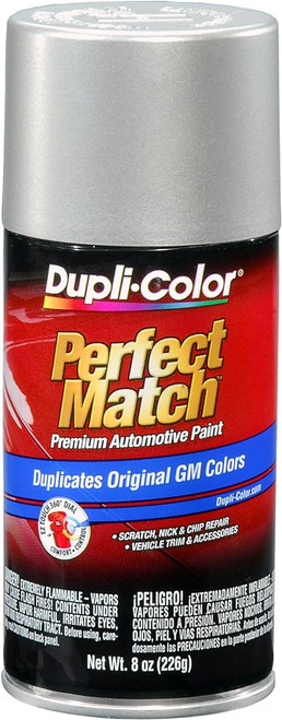 Duplicolor BGM0528 Perfect Match Automotive Paint, GM Fine Silver Birch Metallic, 8 Oz Aerosol Can