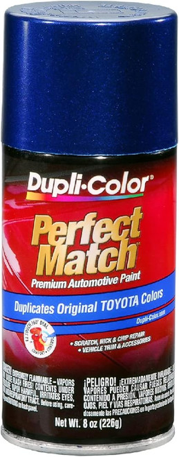 Duplicolor bty1612 combinação perfeita de tinta automotiva, toyota stellar blue pearl, lata de aerossol de 8 onças