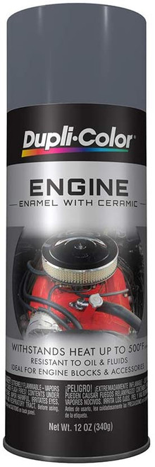 Duplicolor DE1611 Engine Enamel Paint, New Ford Gray, 12 Oz Can