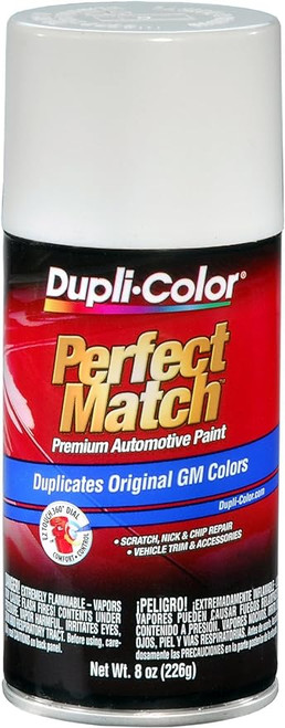 Duplicolor BGM0434 Perfect Match Automotive Paint, GM Olympic White, 8 Oz Aerosol Can