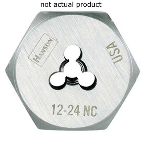 Irwin 9427 Hex Die, High Carbon Steel, 1" Across the Flat, 5/16" - 18 NC, Carded