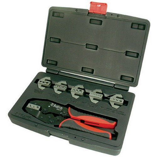 Astro Pneumatic 9477 7 piece Pro. Ratcheting Wire Crimper Tång Set