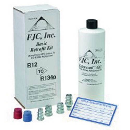 FJC Basic Retrofit Kit with Estercool Oil for R134a Systems (2538)