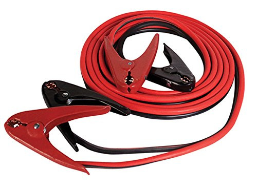 FJC Professional Cables de refuerzo de 600 amperios con abrazaderas Parrot, calibre 2, 25 pies (45245)