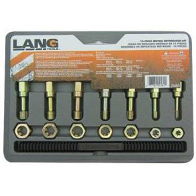 Lang Tools 15ピース メトリックねじ修正セット (2584) | JB Tools