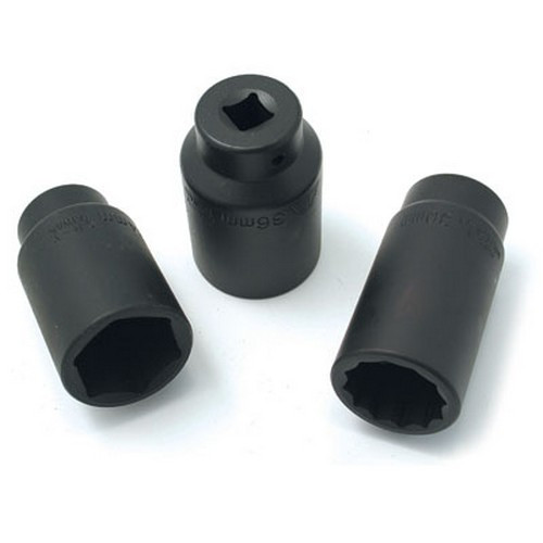Astro Pneumatic 78866 8-Piece 1/2 Inch Drive Metric 6-Point Axle Nut Socket Set