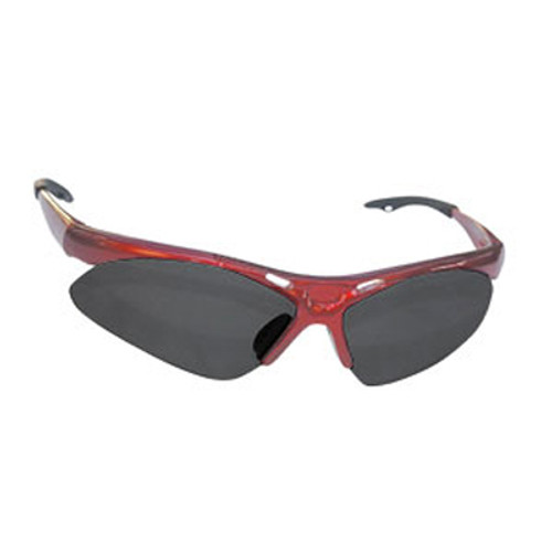 SAS Safety 540-0001 Diamondback Safety Glasses - Red Frame