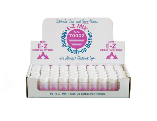 E-Z Mix 70002 2Oz. Touch Up Bottles 50/Box