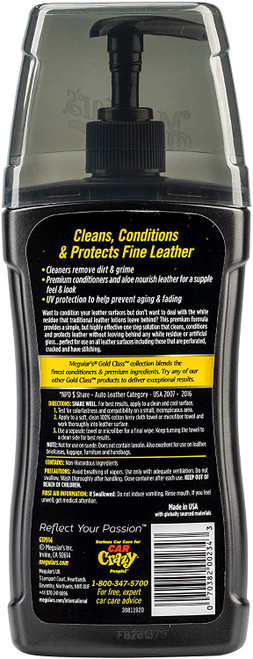 Meguirs Leather Cleaner and Conditioner D18001 Gallon