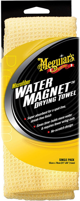 Serviette de séchage magnétique à eau en microfibre Meguiars X2000 22 "x 30"