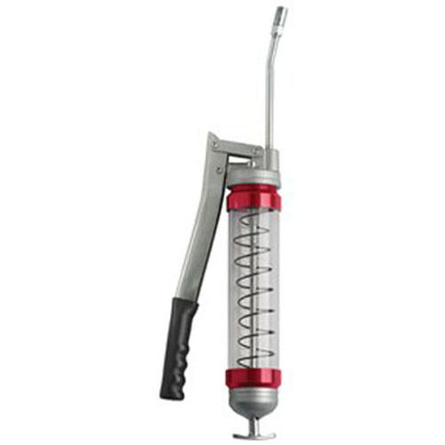 Plews 30-700 Grease Gun Lever Style UltraView, Red Tube Ends