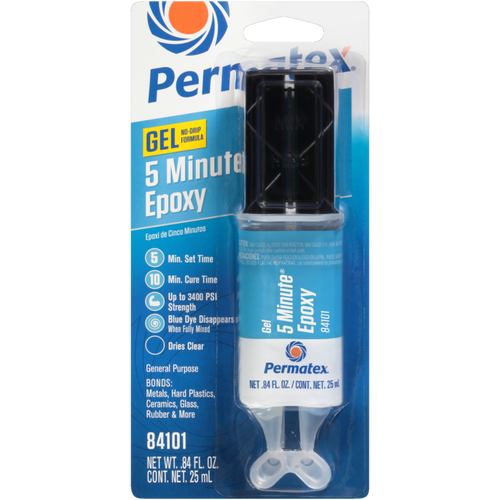 Permatex Permapoxy 5-Minute General Purpose Epoxy Gel 0.84 oz (84101)