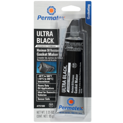 Permatex 82180 Ultra Black&reg; Maximum Oil Resistance RTV Silicone Gasket Maker