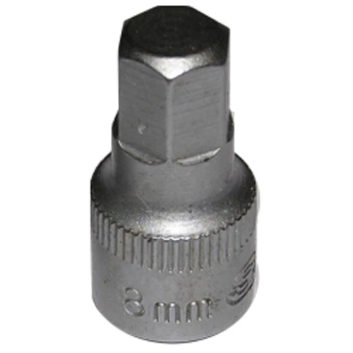 GEARWRENCH 1/4" Drive Hex Bit Metric Socket – 5mm, Chrome, Hard-Stamped Markings, 80165