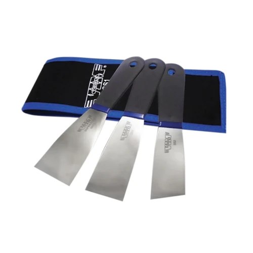 Lisle 83500 4-Piece Scraper Set – Winged Blades For Pinch Weld Protection, Sizes 1/2", 3/4", 1", And 1-1/2" Straight