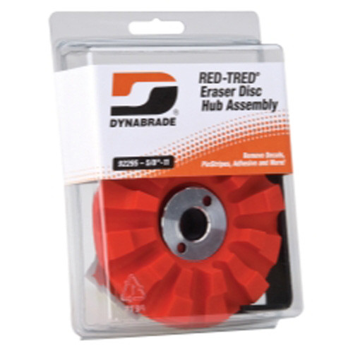 Dynabrade Products 92295 Ensemble moyeu de disque à gomme rouge