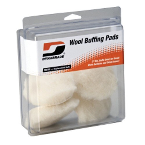 Dynabrade Products 76015 3" Synthetic Wool Pads