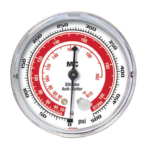 Mastercool A/C Manifold Gauge 2.5" High-Side R-134A And R-12 Refrigerant (85500)