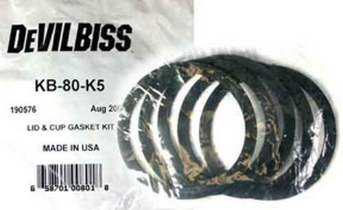 DeVilbiss KB80K5 Lid & Cup Gasket