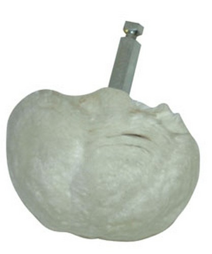 ATD Tools 2066 4" Cotton Mushroom Buff