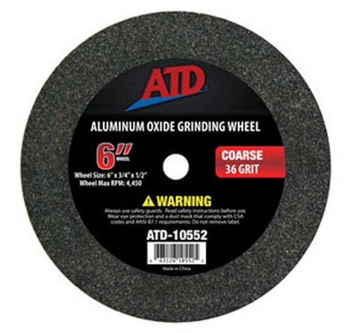 ATD Tools 10552 Replacement 6" Coarse Grit Grinding Wheel