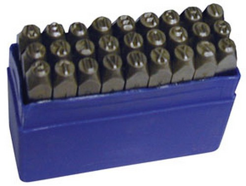 ATD Tools 9602 1/4 Steel Letter Stamp Set, 27 pc.